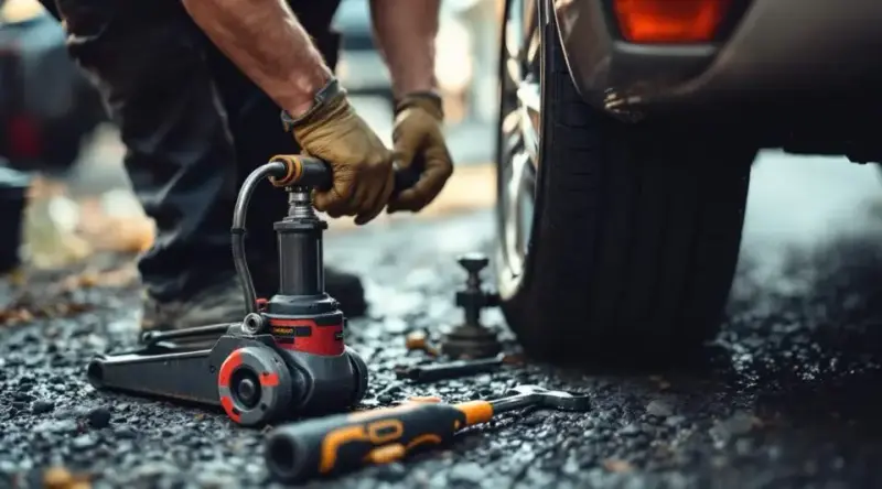 Flat Tire Change Service White Oak